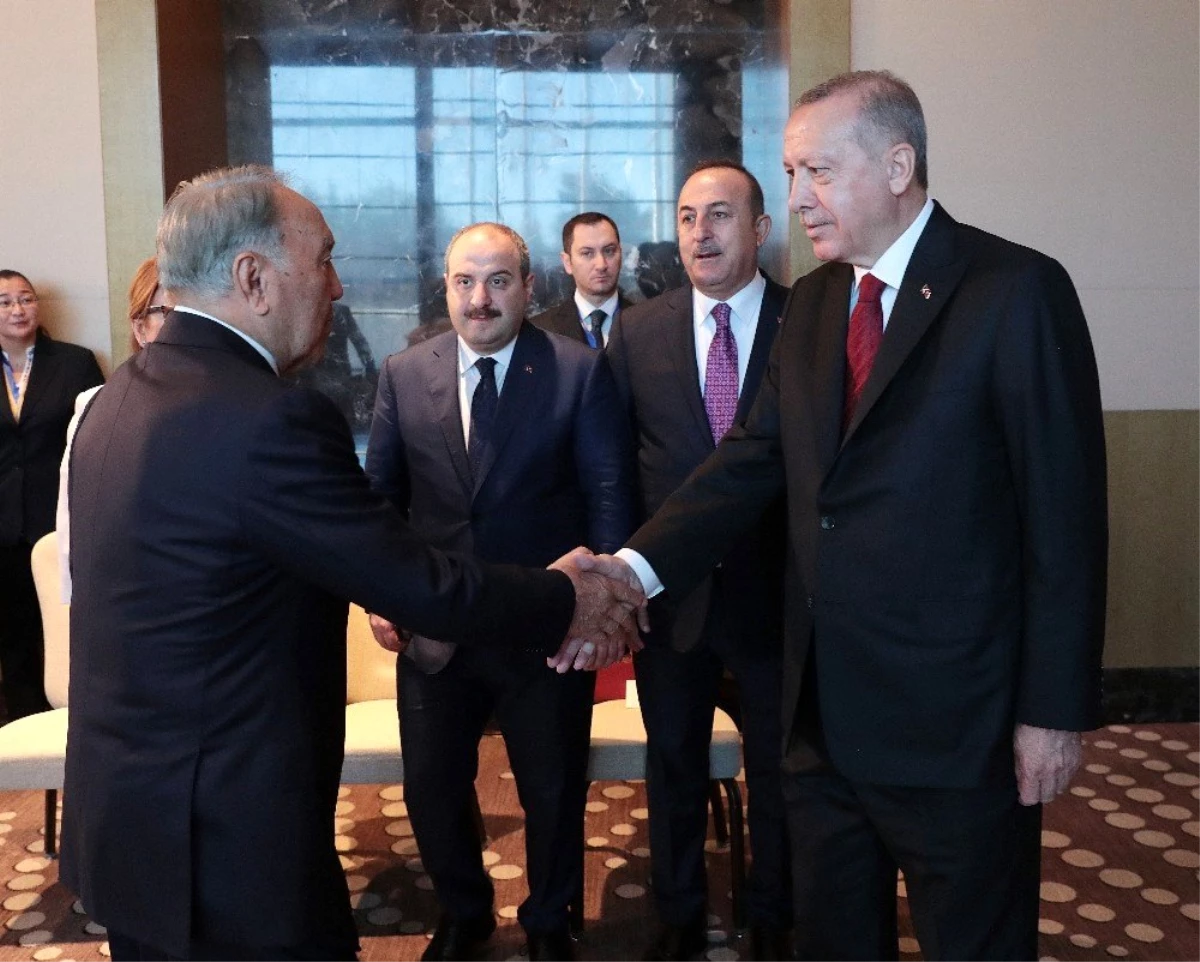 Cumhurbaşkanı Erdoğan, Kazakistan kurucu Cumhurbaşkanı Nazarbayev ile görüştü