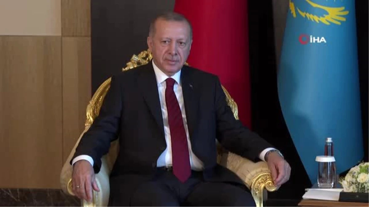 Cumhurbaşkanı Erdoğan, Kazakistan kurucu Cumhurbaşkanı Nazarbayev ile görüştü