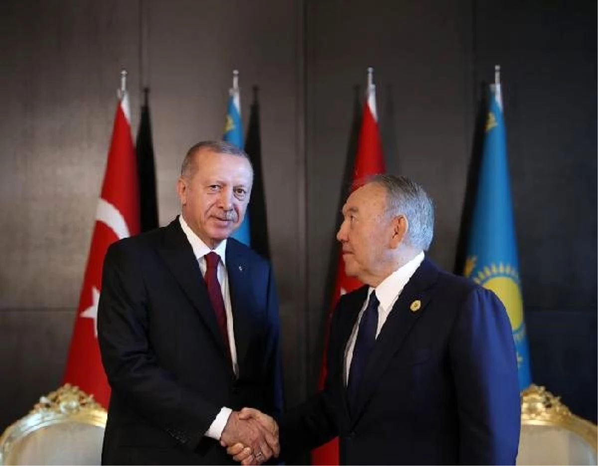 Erdoğan, Kazakistan\'ın Kurucu Cumhurbaşkanı Nazarbayev ile görüştü