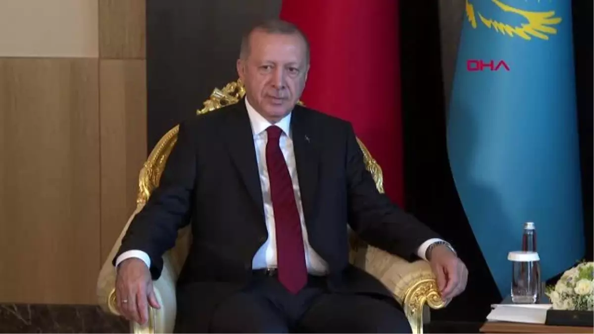 Erdoğan, kazakistan\'ın kurucu cumhurbaşkanı nazarbayev ile görüştü