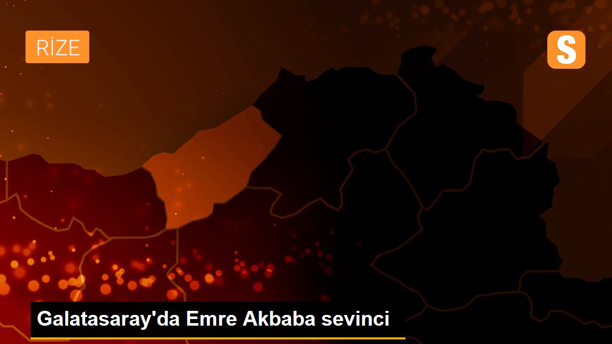 Galatasaray\'da Emre Akbaba sevinci