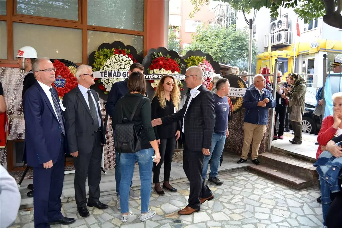 Gemide ölen emekli astsubay için tören düzenlendi