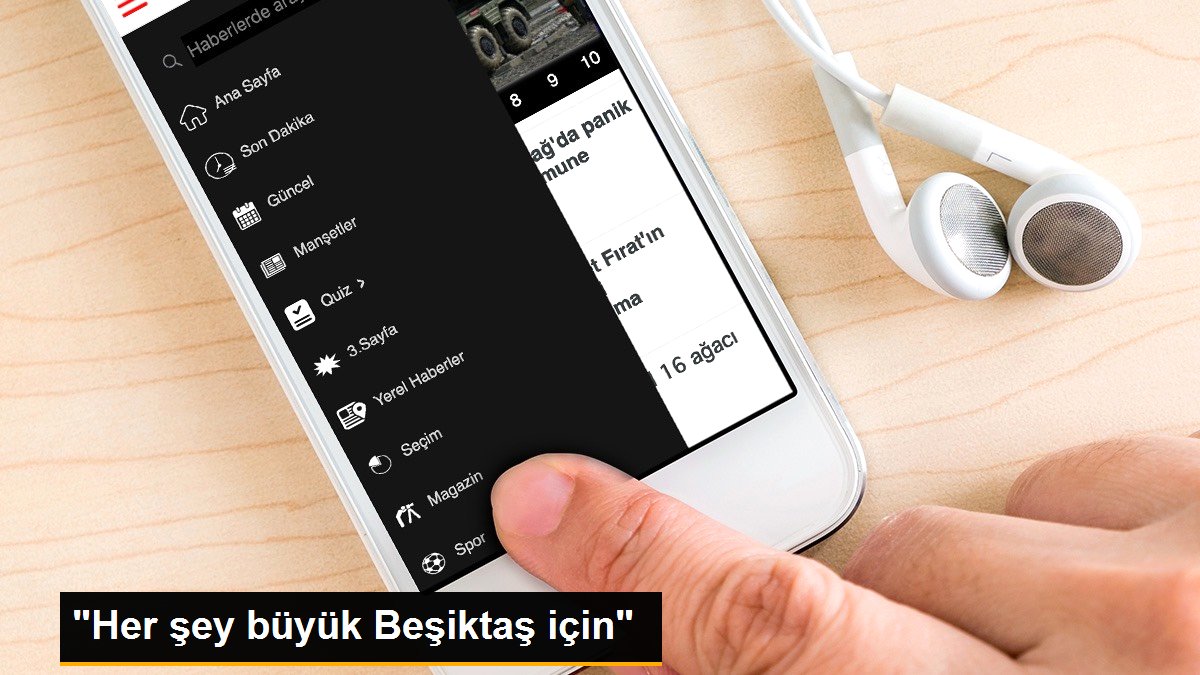 "Her şey büyük Beşiktaş için"
