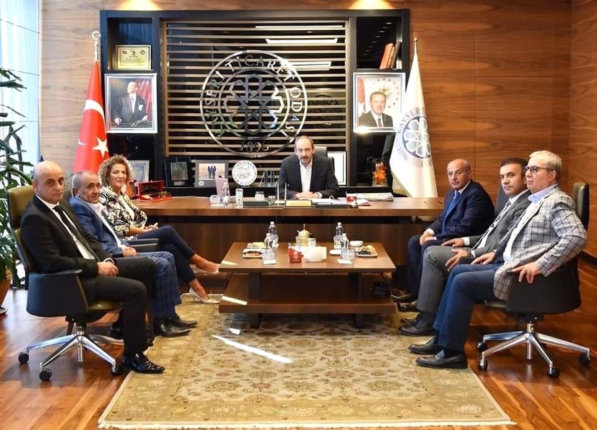 İstanbul Develi ve Yöresi Kültür ve Dayanışma Derneği\'nden KTO Başkanı Gülsoy\'a Ziyaret