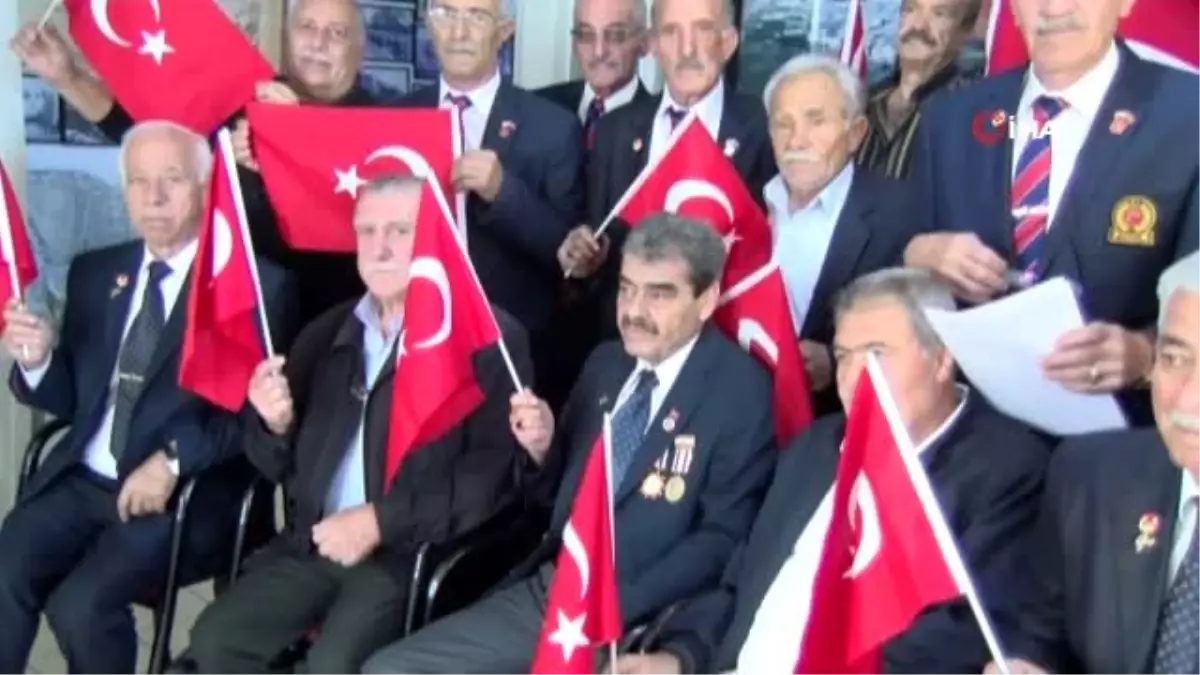 Kıbrıs gazilerinden KKTC Cumhurbaşkanı Akıncı\'ya tepki