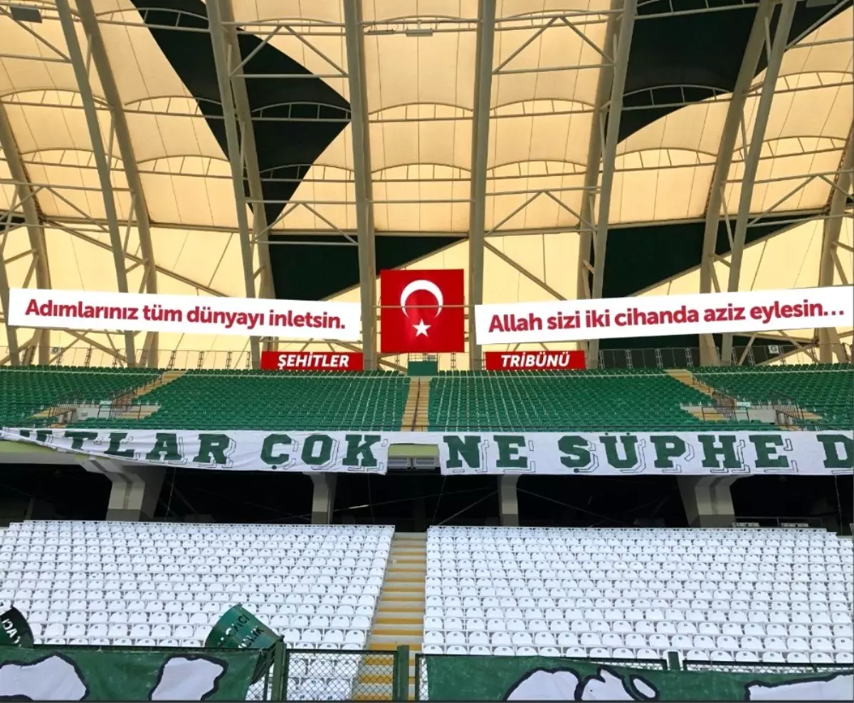 Konyaspor\'dan \'Şehitler Tribünü\' kararı