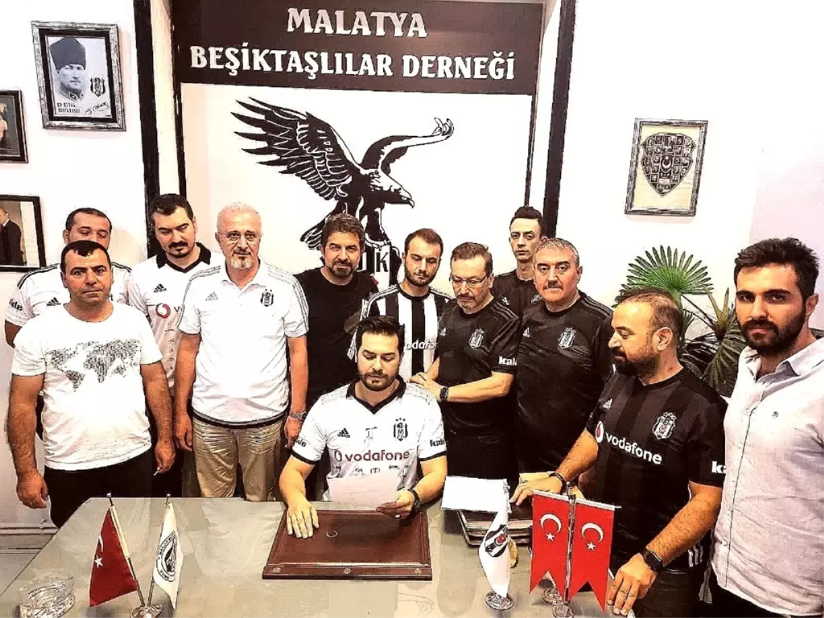 Malatya Beşiktaşlılar Derneği\'nden Serdal Adalı\'ya destek