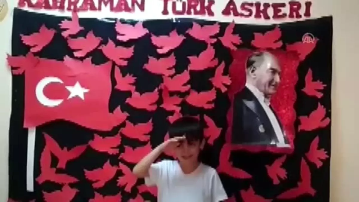 Öğrencilerden Barış Pınarı Harekatı\'na anlamlı destek