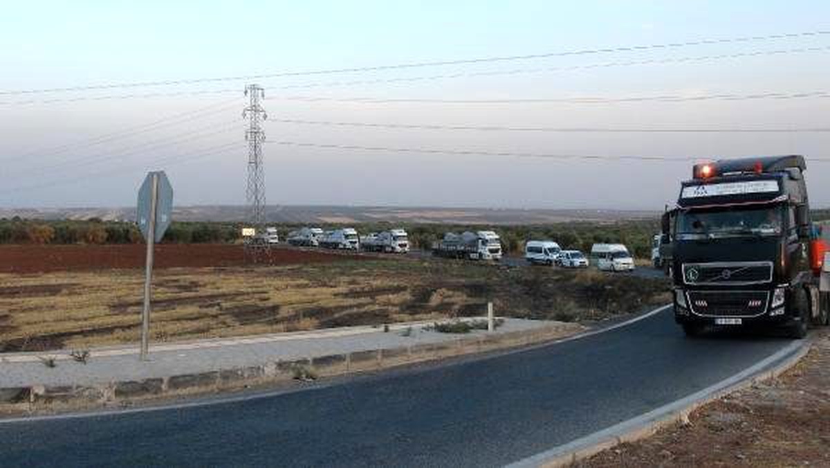 SMO askerlerinin Kilis\'ten Şanlıurfa\'ya hareketi sürüyor