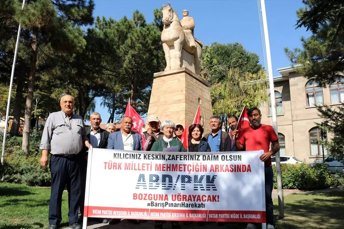 Vatan Partisi\'nden Barış Pınarı Harekatı\'na destek