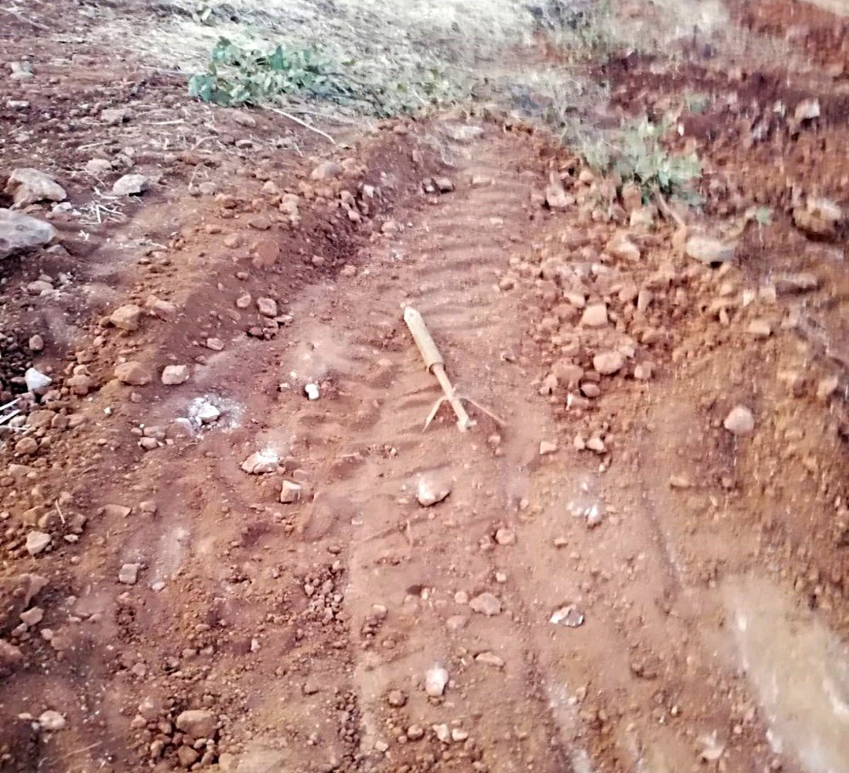 Dargeçit\'te askeri üs bölgesi yakınlarında patlamamış roket bulundu