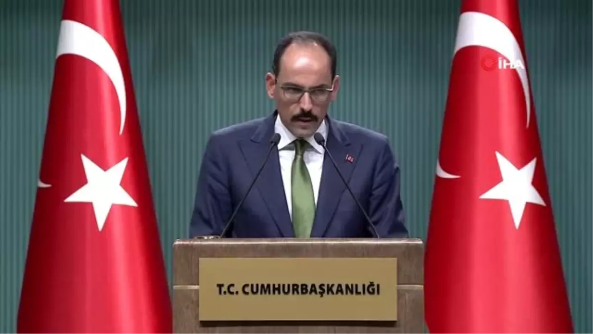 İbrahim Kalın: "YPG\'nin rejimle nasıl işbirliği içine girdiğini gördük"