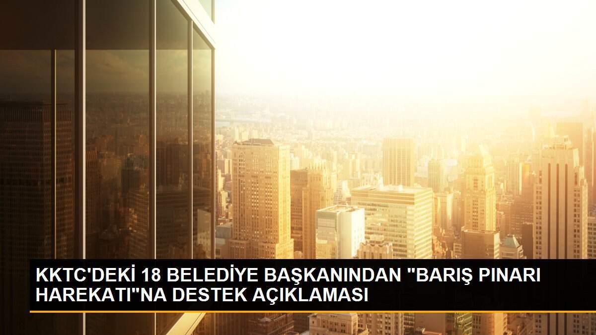 KKTC\'DEKİ 18 BELEDİYE BAŞKANINDAN "BARIŞ PINARI HAREKATI"NA DESTEK AÇIKLAMASI