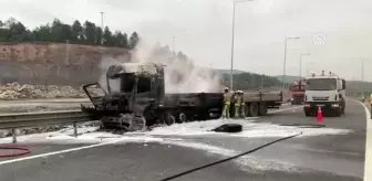 Kuzey Marmara Otoyolu'nda tır kazası