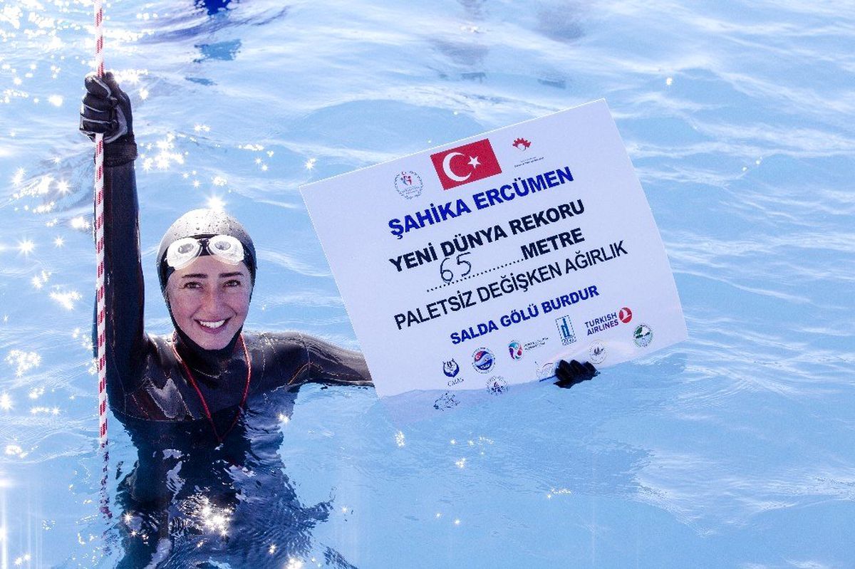Şahika Ercümen, dünya rekoru için Gilindire Mağarası\'nda dalacak