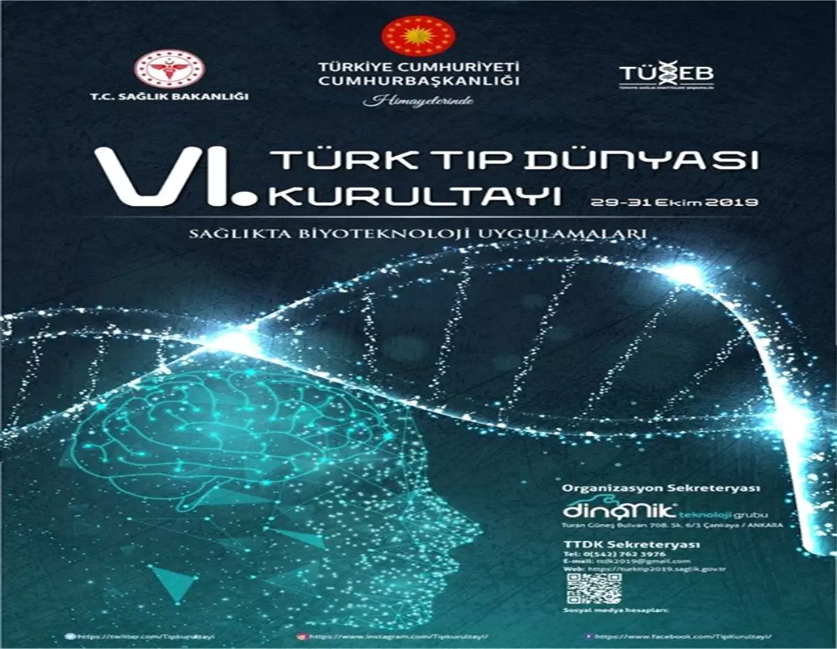 VI. Türk Tıp Dünyası Kurultayı İstanbul\'da