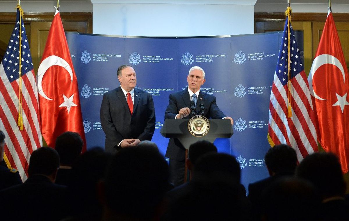 ABD Başkan Yardımcısı Pence: "ABD ile Türkiye, Suriye\'de bir ateşkes konusunda anlaşmaya vardı"