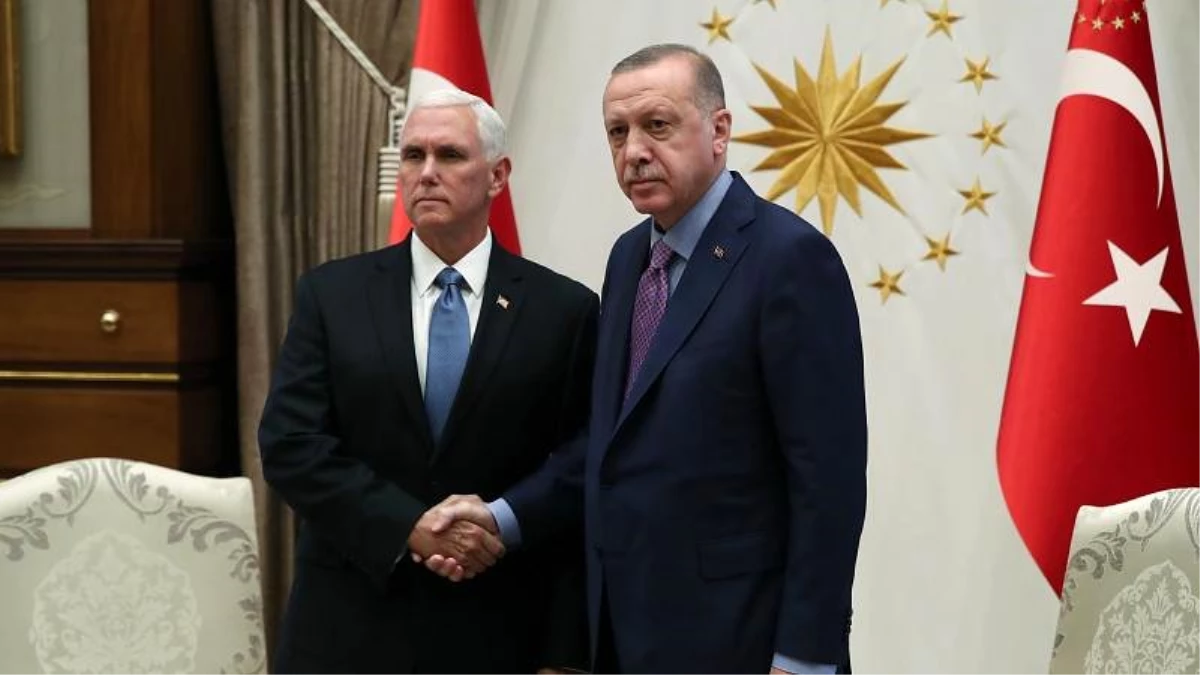 ABD Başkan Yardımcısı Pence ve Cumhurbaşkanı Erdoğan\'ın görüşmesi başladı
