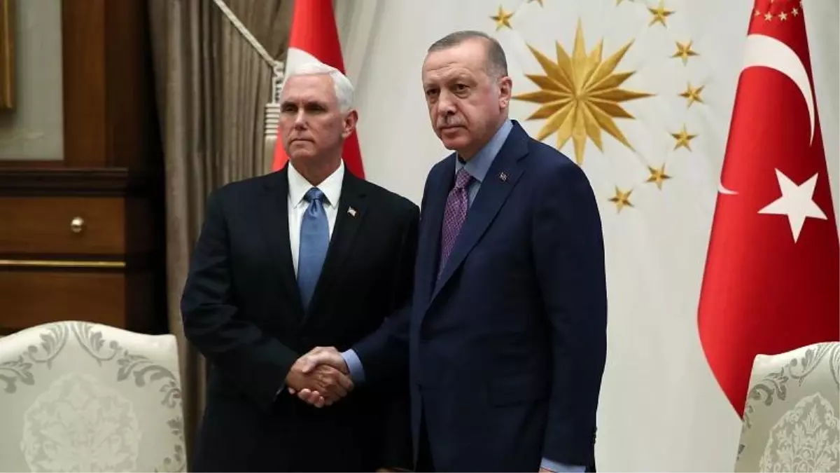 ABD Başkan Yardımcısı Pence ve Cumhurbaşkanı Erdoğan\'ın görüşmesi başladı