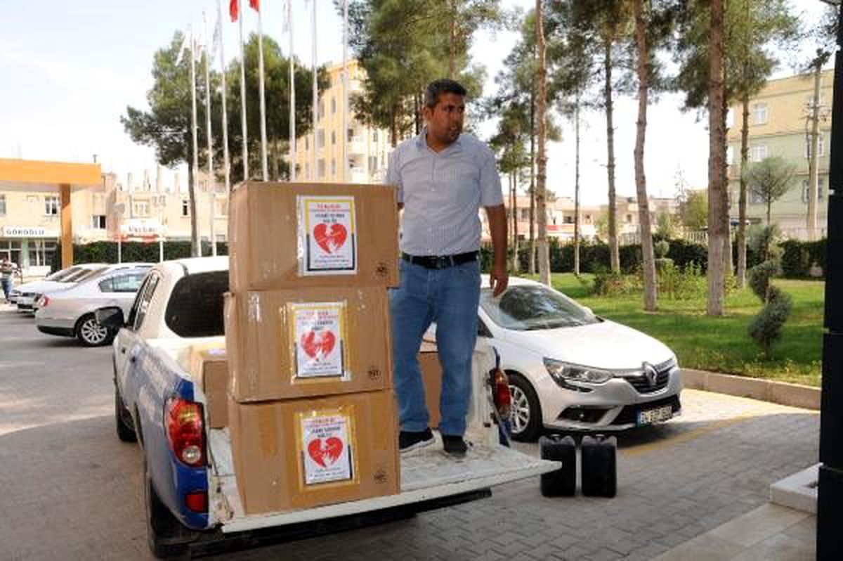 Akçakale\'de terör mağdurlarına yardım