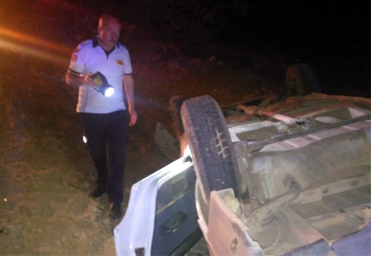 Amasya\'da otomobil devrildi: 3 yaralı