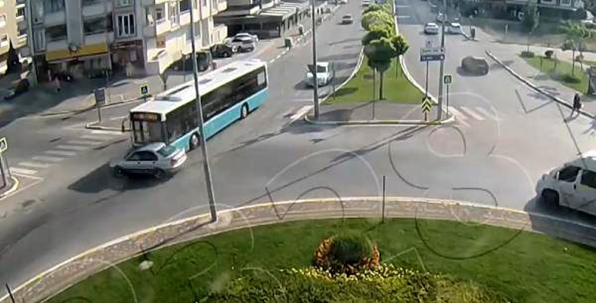 Balıkesir\'deki kazalar, MOBESE kamerasında
