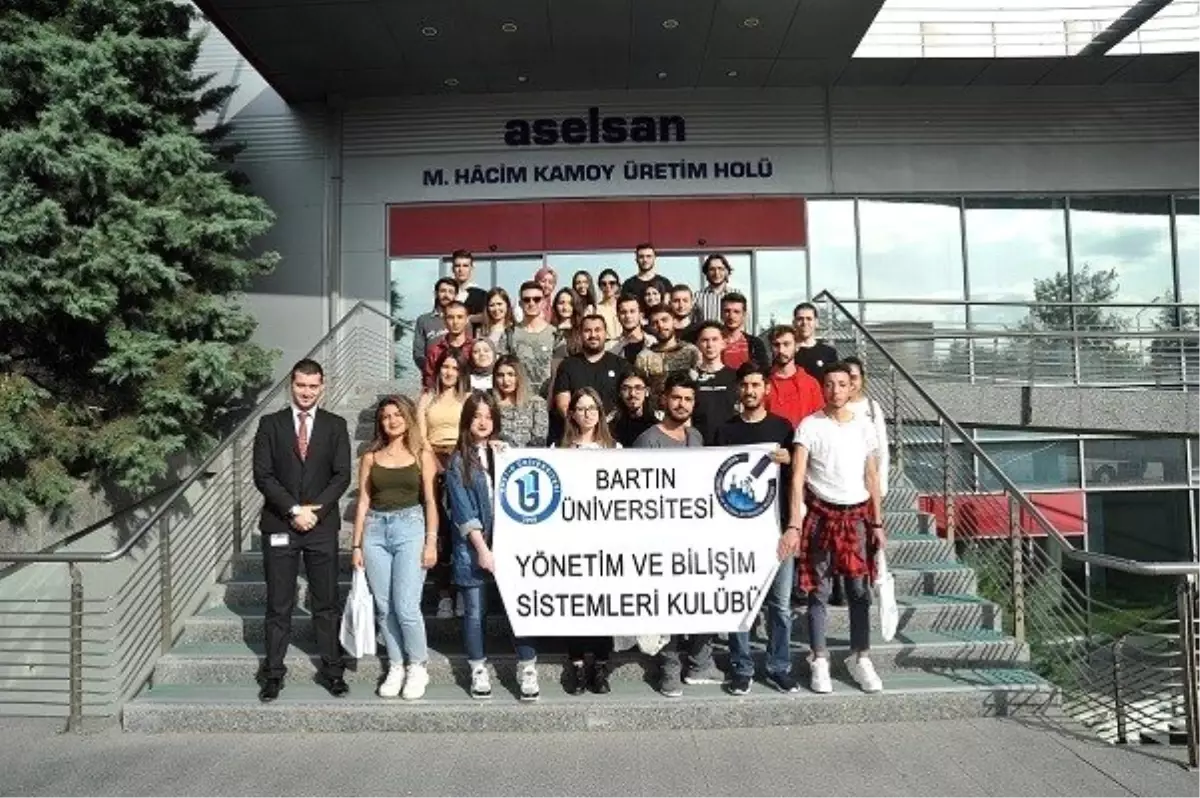 Bartın Üniversitesi öğrencileri ASELSAN\'ı ziyaret ettiler