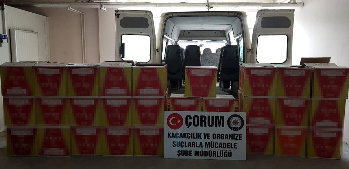 Çorum polisinden "Duman" operasyonu