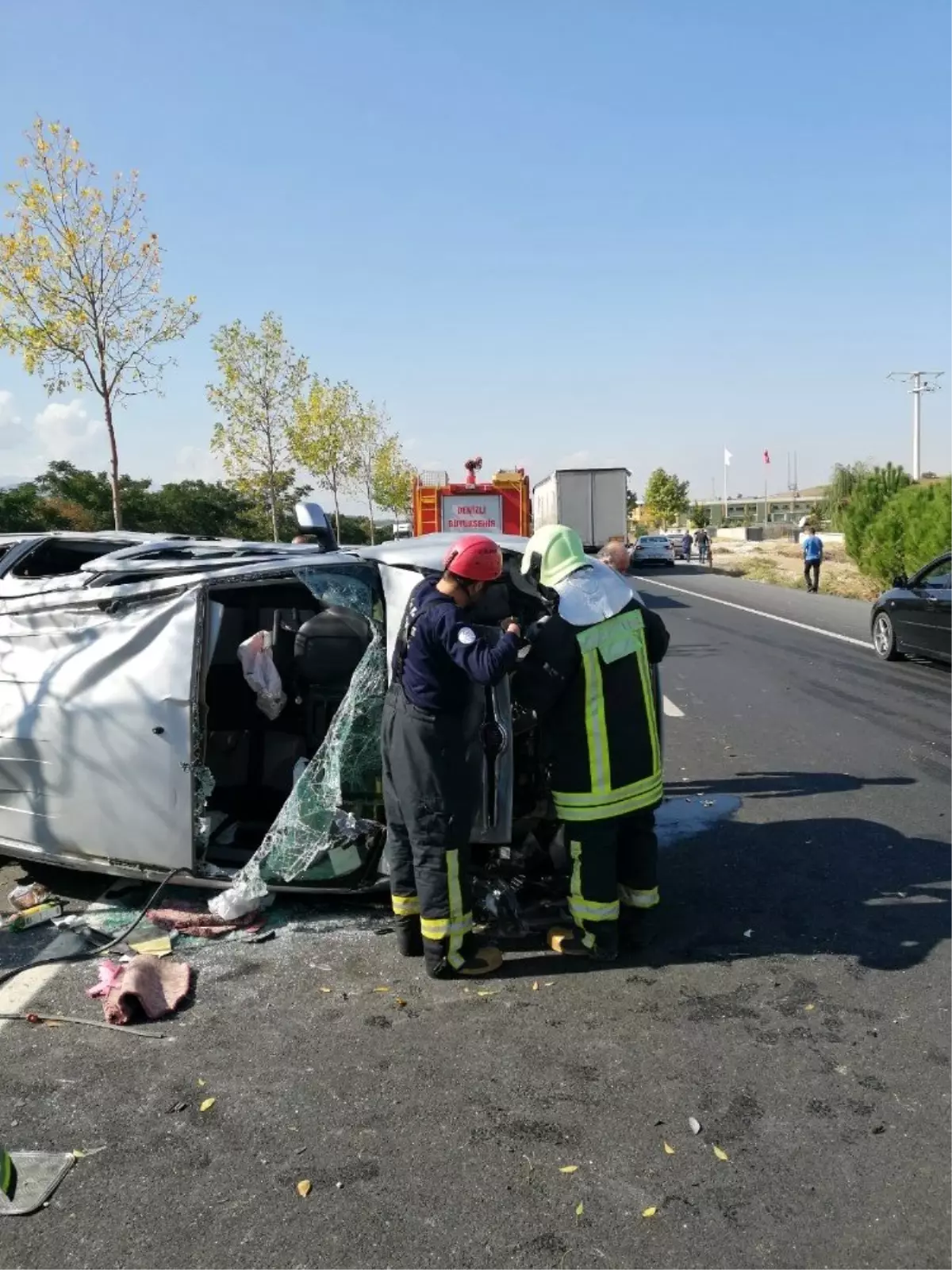 Denizli\'de trafik kazası: 4 yaralı