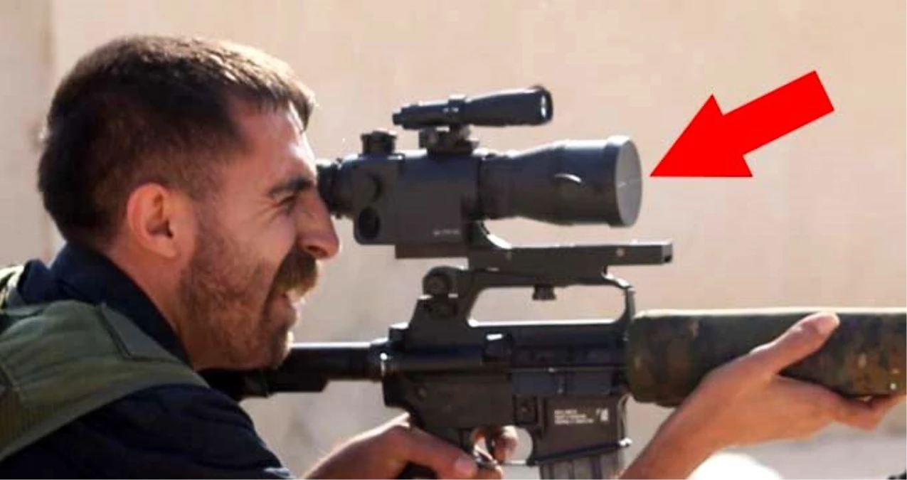 Dürbün kapağını açmadan ateş eden YPG\'li terörist alay konusu oldu