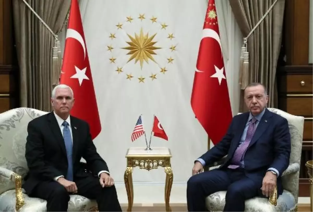 Erdoğan, ABD Başkan Yardımcısı Pence ile bir araya geldi