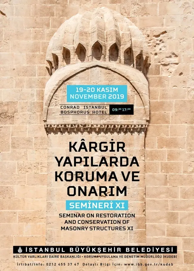 İBB, “11. Kârgir Yapılarda Koruma Ve Onarım Semineri“ne ev sahipliği