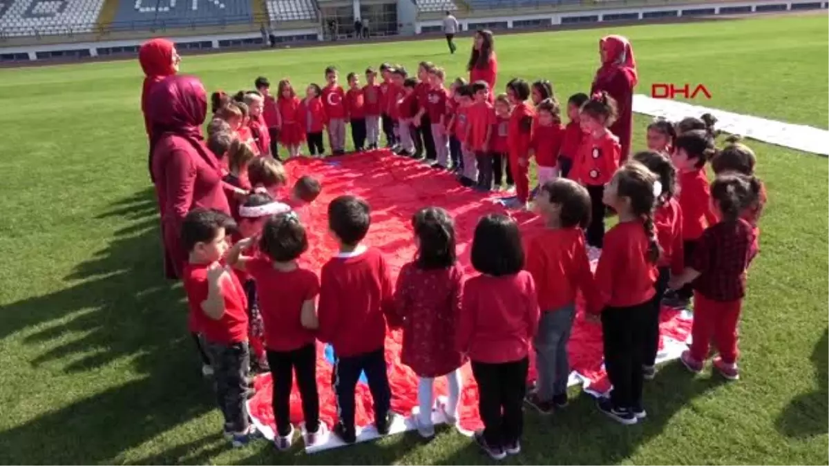 Karabük anaokulu öğrencileri, türkiye haritası oluşturdu