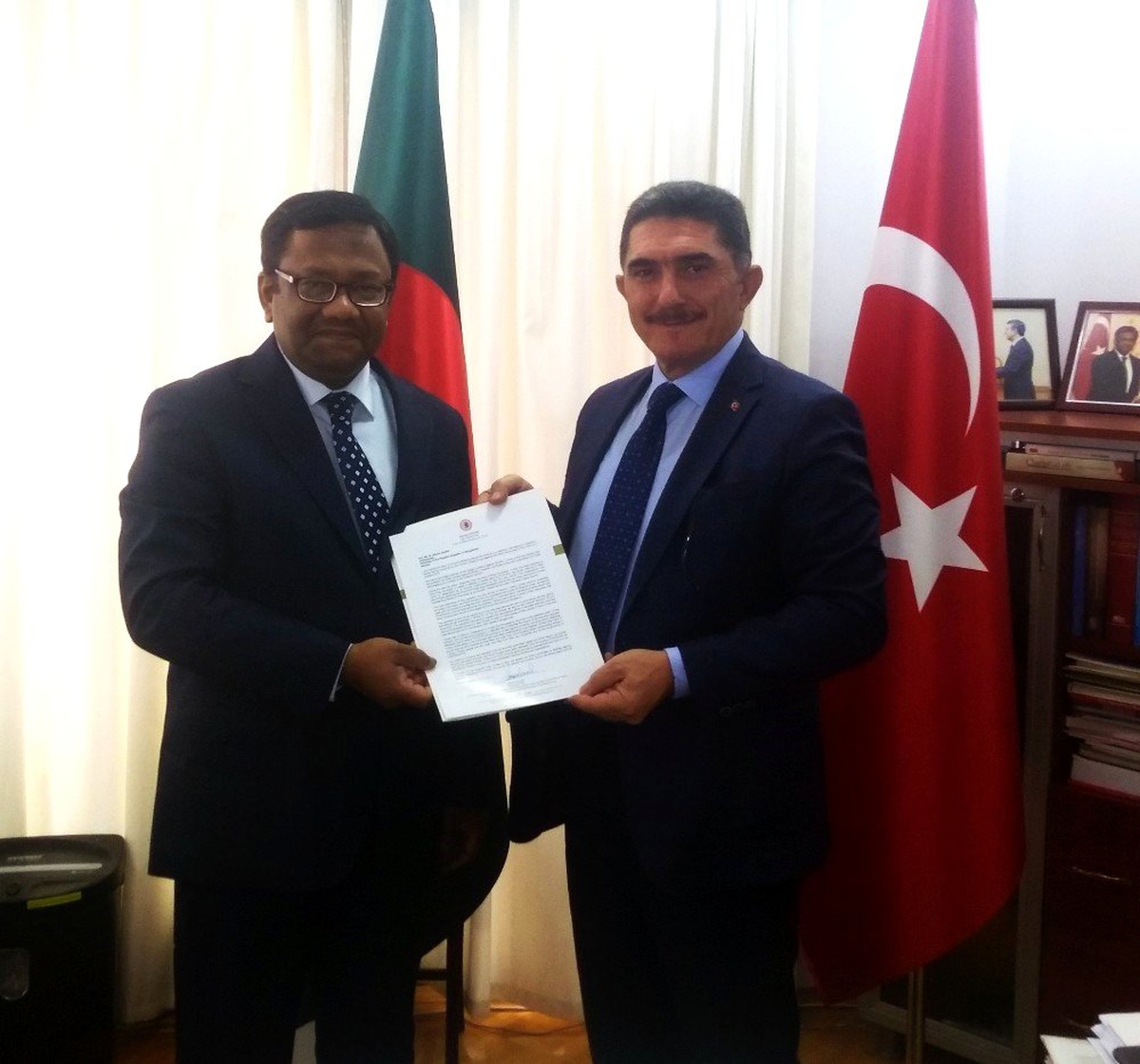Milletvekili Çelebi\'den Bangladeş Büyükelçisi\'ne \'Barış Pınarı Harekatı\' mektubu