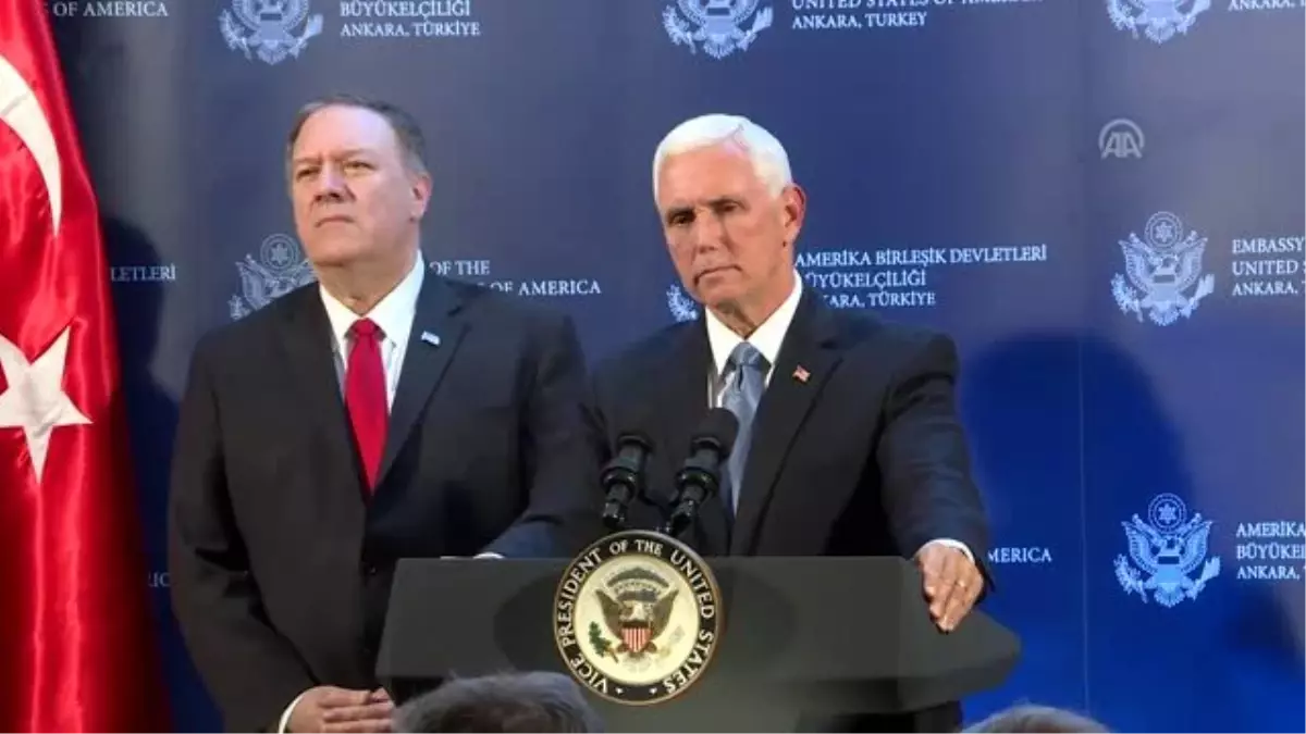 Pence: "Türkiye ve ABD, güçlü dostlukları sayesinde anlaşmaya vardı"