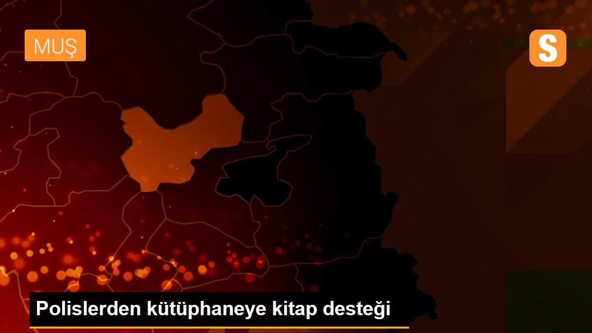 Polislerden kütüphaneye kitap desteği
