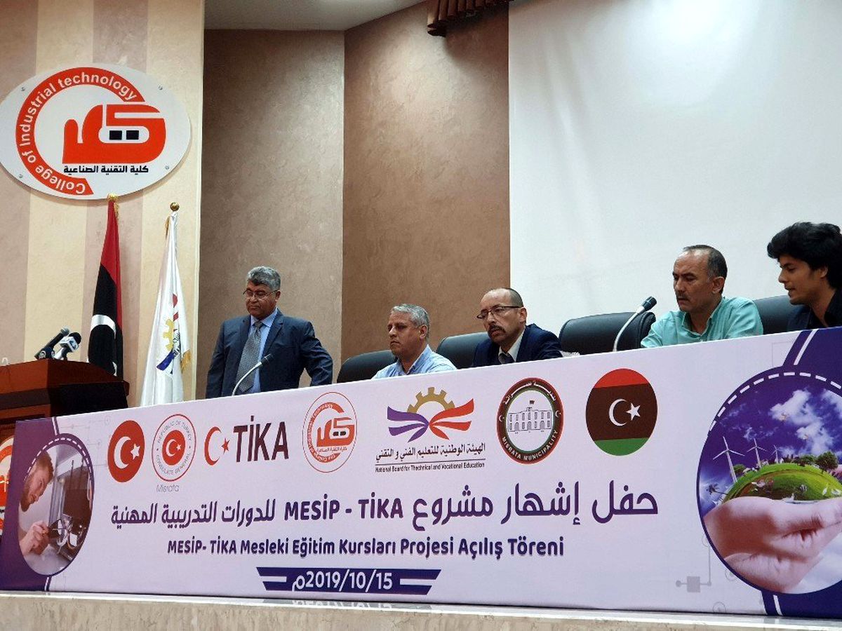 TİKA\'dan Libya\'da mesleki eğitimi kursları