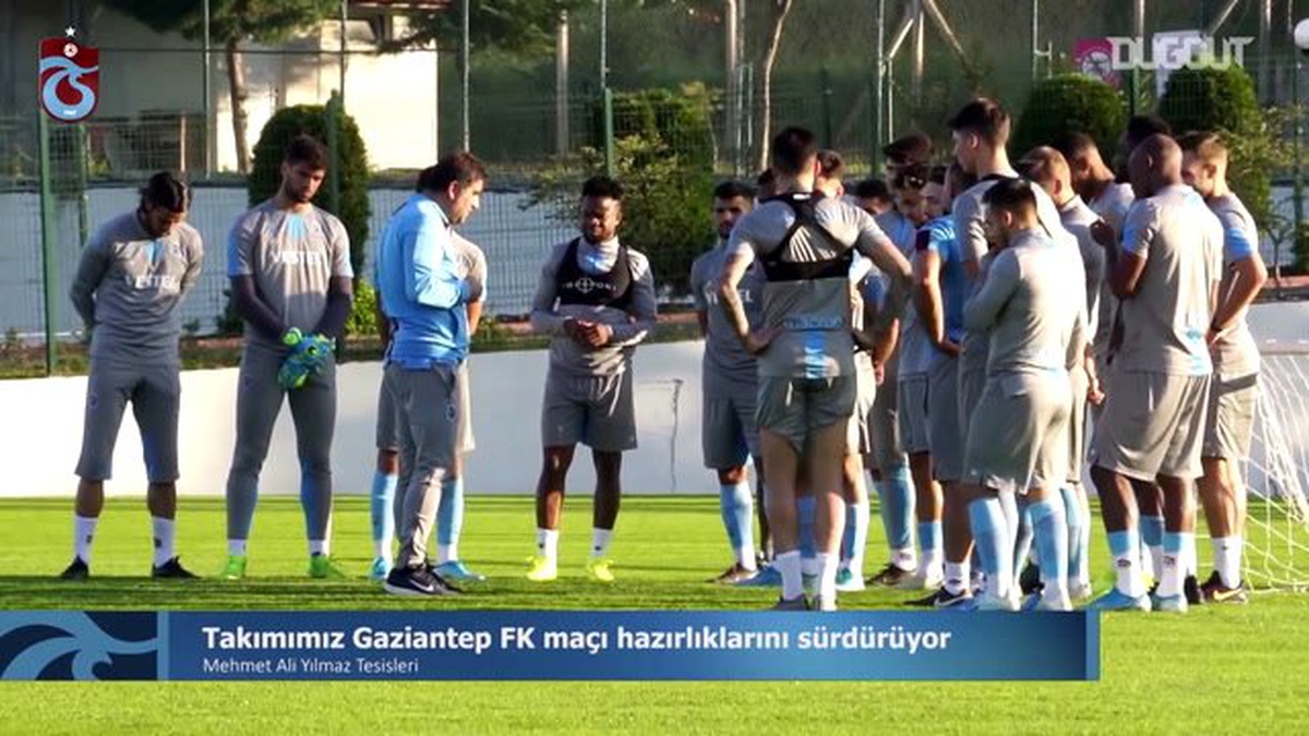 Trabzonspor Gaziantep FK maçı hazırlıklarına devam etti