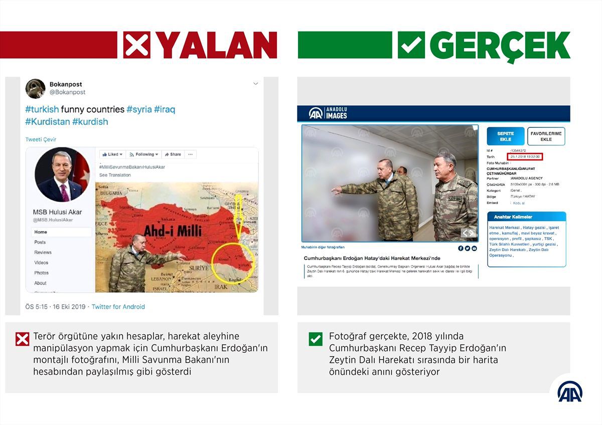 Barış Pınarı Harekatı\'nı çarpıtmak için "üst üste montaj" yaptılar