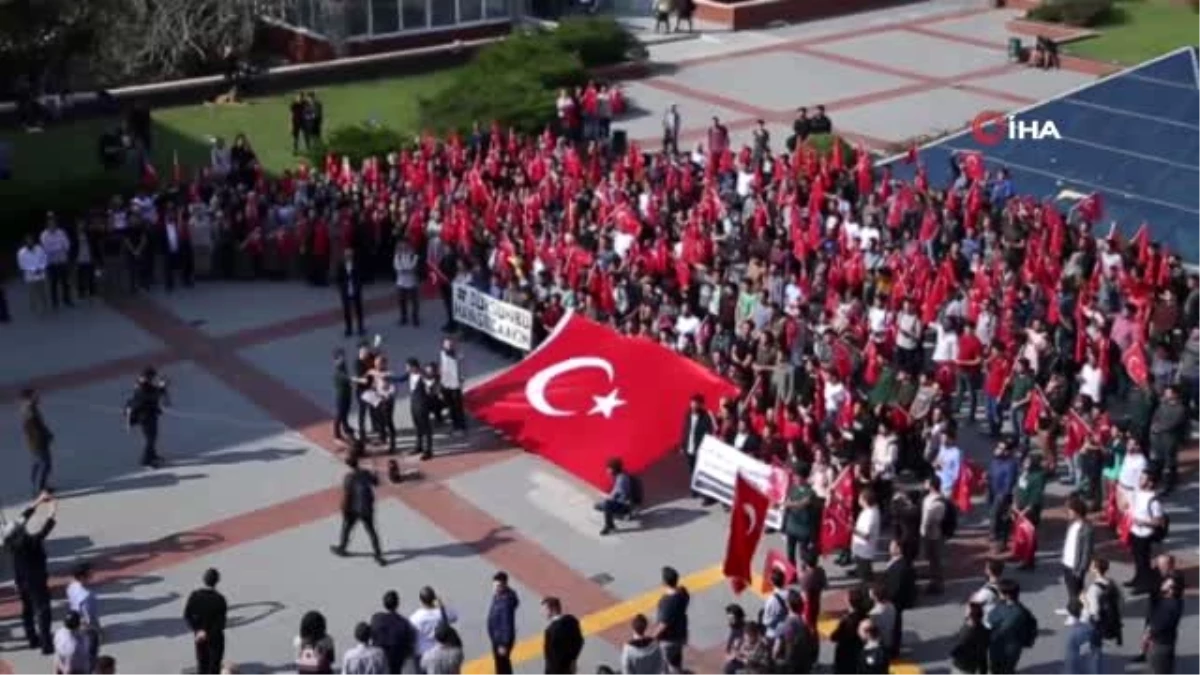 Boğaziçili öğrencilerden İstiklal Marşı\'na saygısızlığa tepki