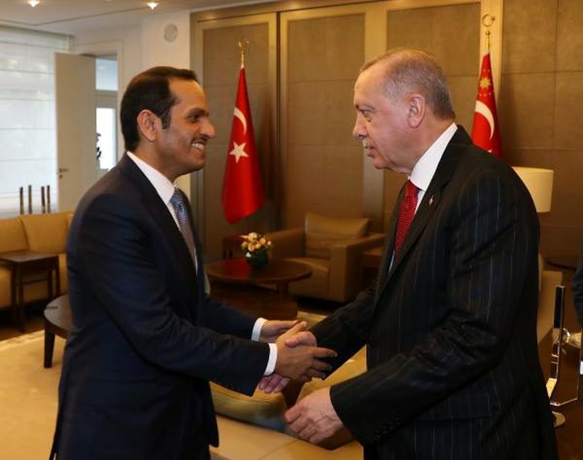 Cumhurbaşkanı Erdoğan Katar Başbakan Yardımcısı ve Dışişleri Bakanı Sani\'yi kabul etti