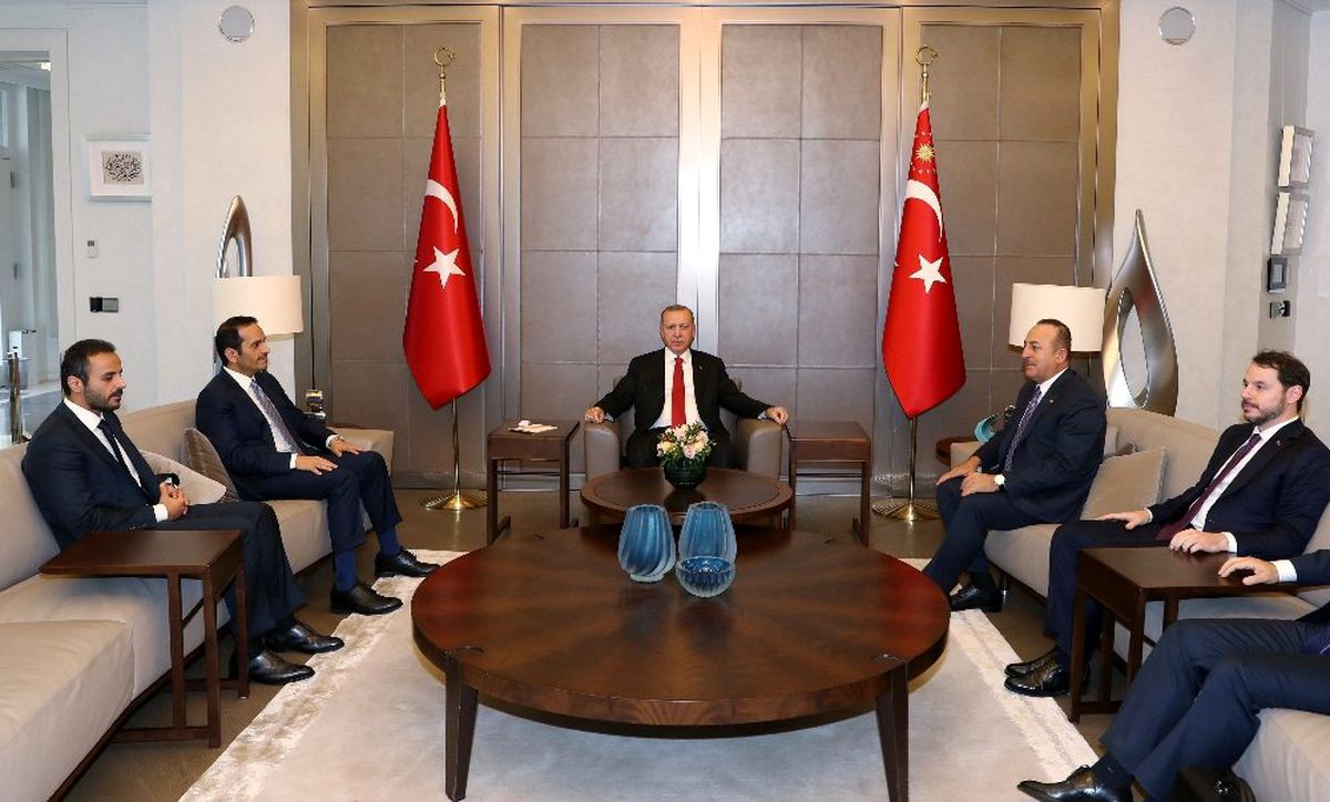 Katar Başbakan Yardımcısı El Sani\'yi kabul etti