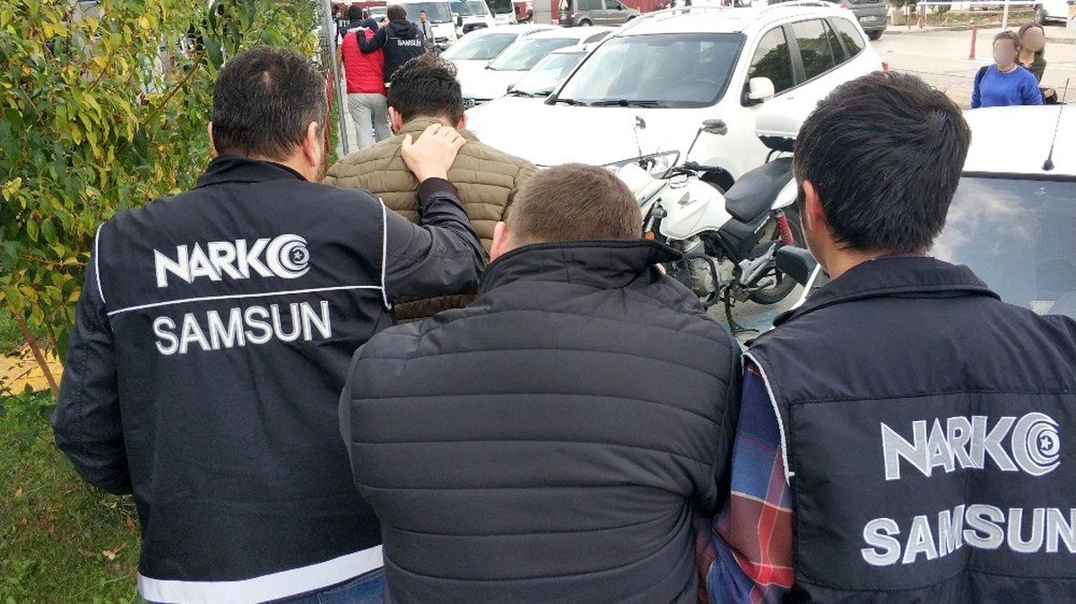 Samsun\'da uyuşturucu ticaretinden 4 kişi tutuklandı