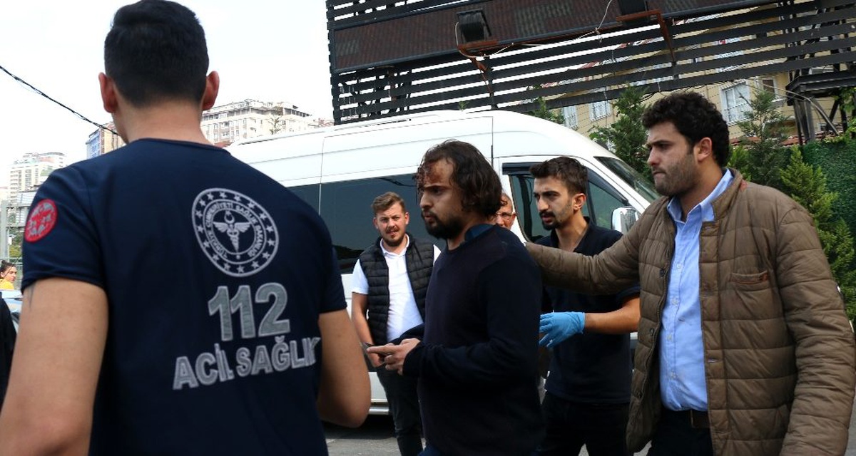Şişli\'de yabancı uyruklu kadın tartıştığı adamın başına tavayla vurdu
