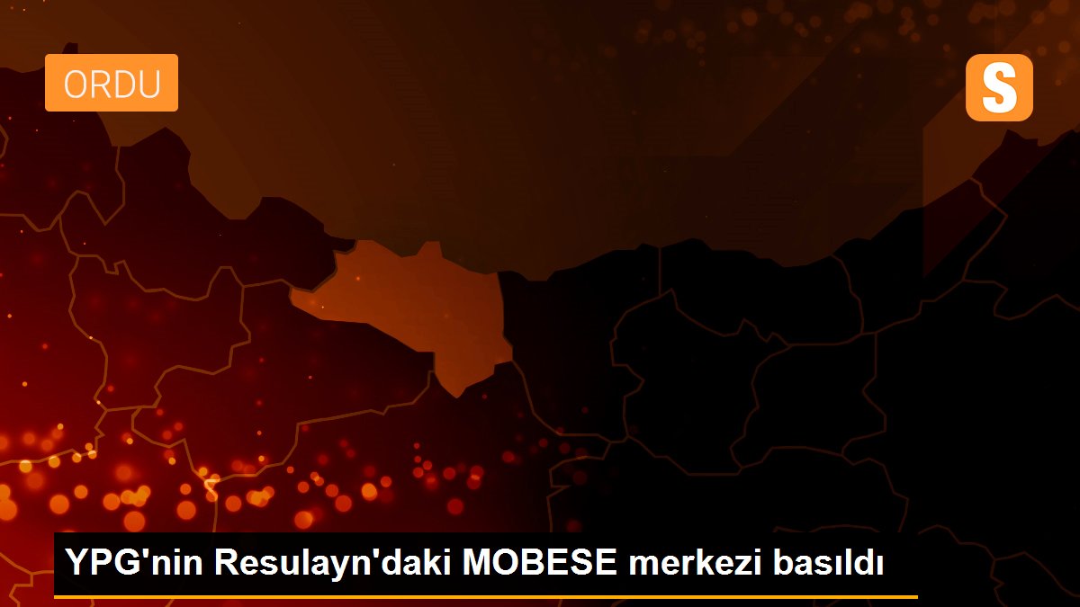 Terör örgütü YPG\'nin Resulayn\'daki MOBESE merkezi basıldı