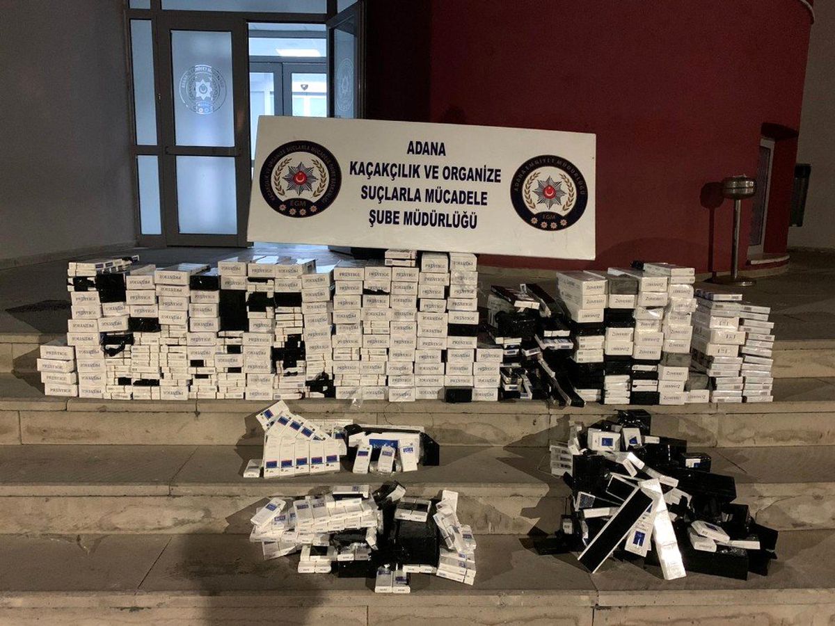 2 bin 500 paket kaçak sigara ele geçirildi