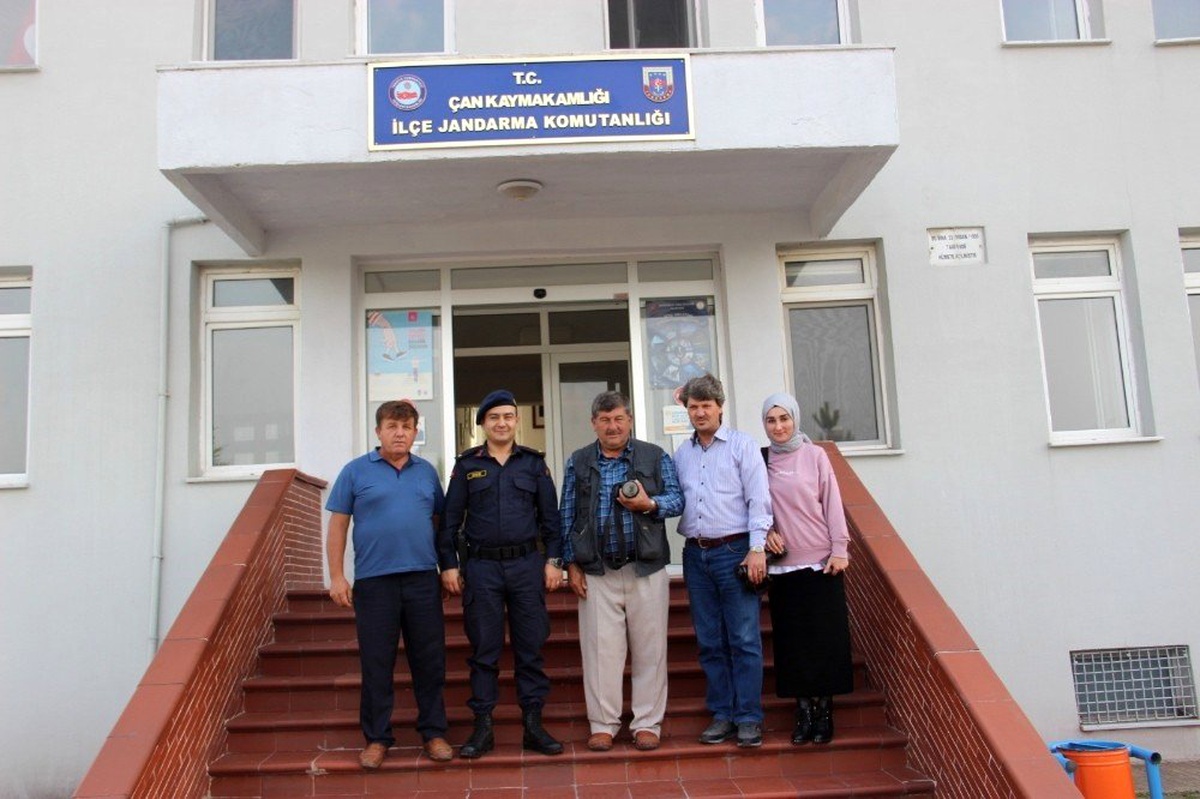 Çanlı gazetecilerden Teğmen Çalış\'a ziyaret