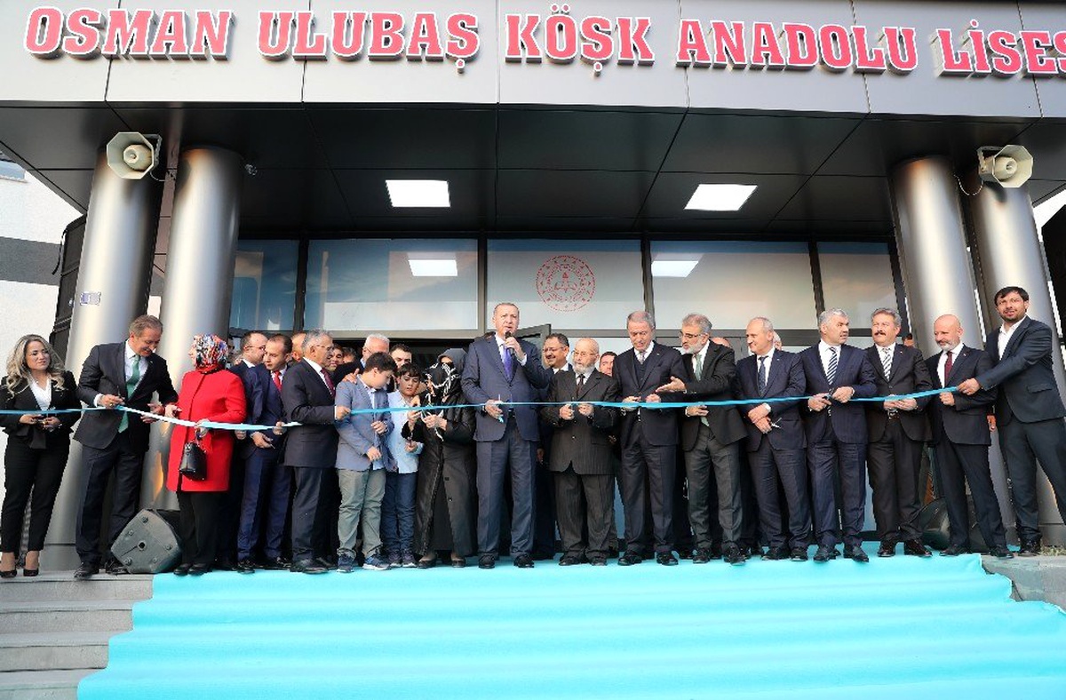 Cumhurbaşkanı Erdoğan, Osman Ulubaş Köşk Anadolu Lisesi\'ni açtı