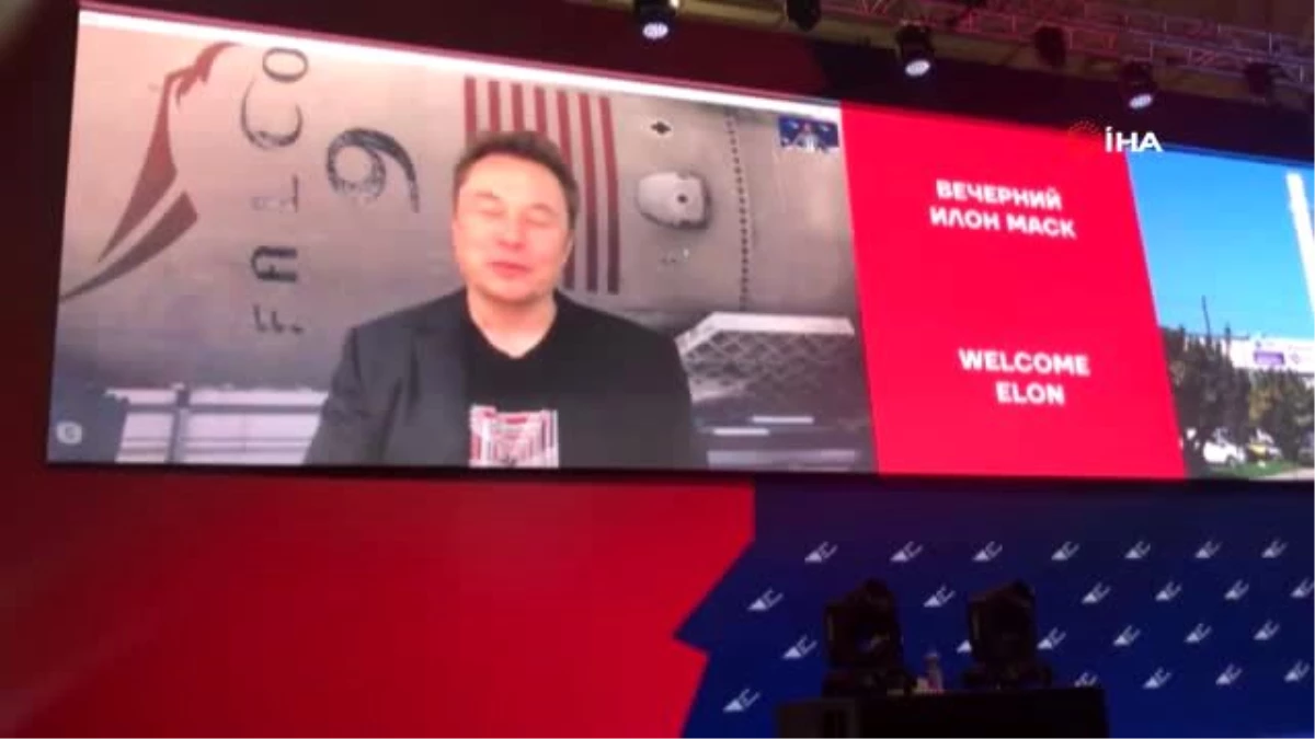 Elon Musk, Telekonferans ile Rusya\'ya Bağlandı