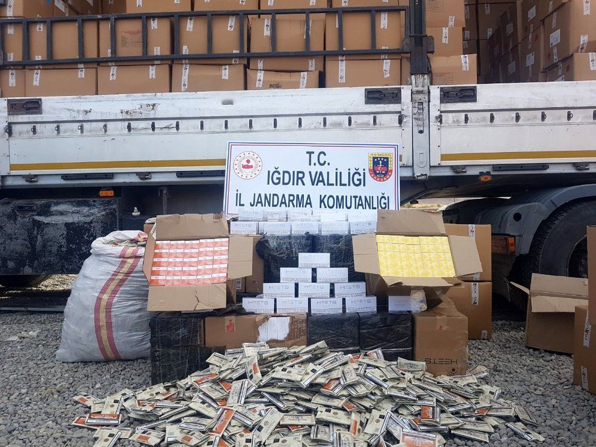 Iğdır\'da sigara kaçakçılığı